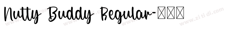 Nutty Buddy Regular字体转换